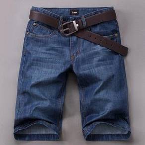 J04 Casual Style Straight Cut Short Jeans Pants