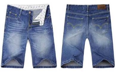 J01 Korean Beach Style Short Jeans Casual Pants