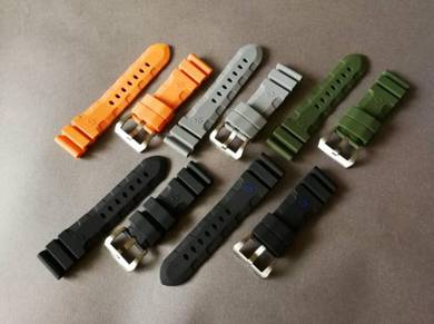 PANERAISubmersible 24 mm Color Rubber Watch Strap