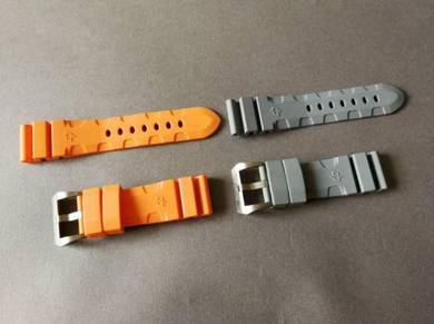 PANERAISubmersible 24 mm Color Rubber Watch Strap