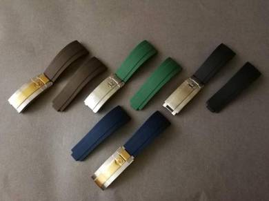 20mm R OYSTERFLEX Rubber Bracelet Watch Strap