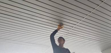 SILING STRIP ALUMIMIUM l ceiling strip install