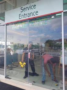 PINTU KACA GLASS DOOR l tebal kalis pecah