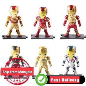 Marvel Avengers IronMan LEGION Q Version 6pcs/set