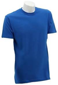 Baju Tshirt Round Neck 100% Cotton Royal Blue