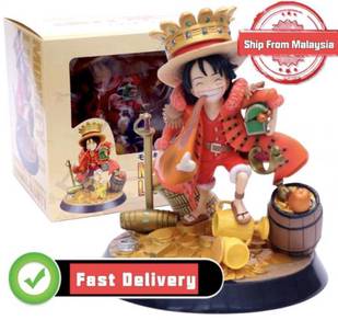 Anime Painted Figure One Piece LUFFY 17cm