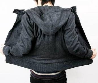D.HOMME KOREAN ZiP-UP HOODIES THICK SWEATER JACKET
