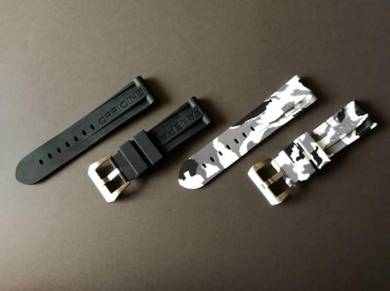 PANERAIpam 24mm Black&White CAMO Watch Strap