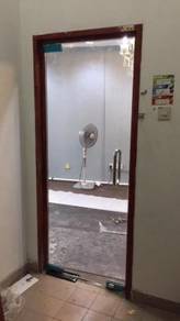 PINTU GLASS DOOR l kalis pecah 12mm