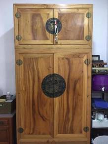 Antique Asian Armoire Cabinet