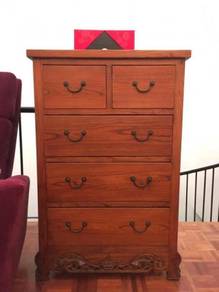 Chinese Antique Warm Elm Cabinet