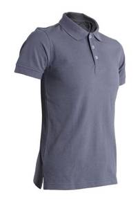 Tshirt Kolar Kosong Lacoste POLO PLAIN STEEL GREY