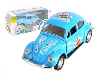 1:32 VW Beetle Classic Allor ar Pull back Doreamon