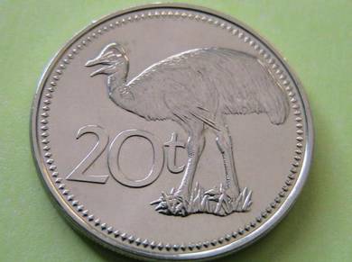 Papua New Guinea 20 Toea 2005 PROOF Coin