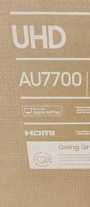 SAMSUNG 75 AU7700 SMART CRYSTAL UHD 4K LED TV (new