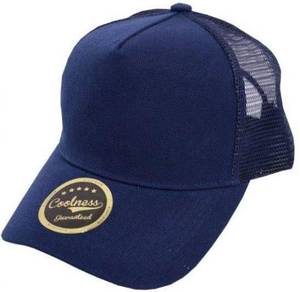 Trucker Netting Cap (NAVY BLUE) Belian Borong H709