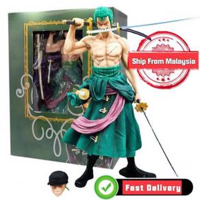 One Piece GK Roronoa Zoro with 2 Heads PVC Anime