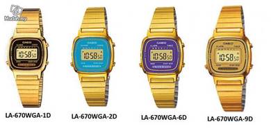 Casio LA-670WGA Original Genuine Watch