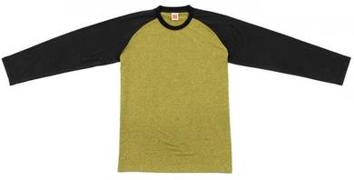 Baju Raglan Microfiber Jersi Dryfit Long Sleeve