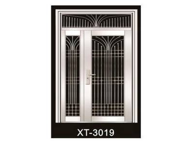 Aluminium stainless steel doors