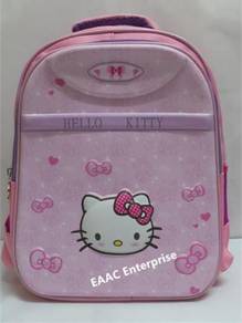 3D Kitty Plain Kindergarten Primary School Bag PIN