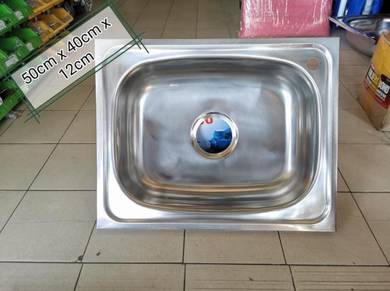 50 x 40 x 11 kitchen sink / sinki dapur