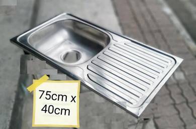 Kitchen sink 75 x 40 / sinki dapur