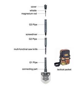Multi use shovel / skop pelbagai guna