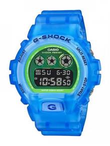 g shock petak jelly biru
