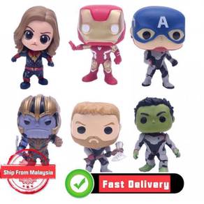 Funko Pop Avengers Cute Thanos ironman hulk