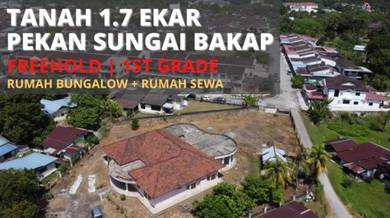 Sungai Bakap Prime Area Tanah & Rumah Bungalow | FREEHOLD