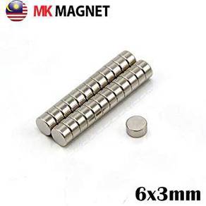 6x3mm Silver Neodymium Magnet Super Strong Magnet