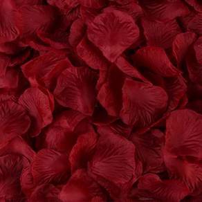 100pcs Rose Petals Flower Wedding Decoration Red