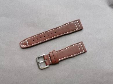 IWC PILOT 20mm Brown Calf Leather Watch Strap
