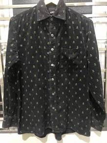 Vans Skull Corduroy Black Shirt