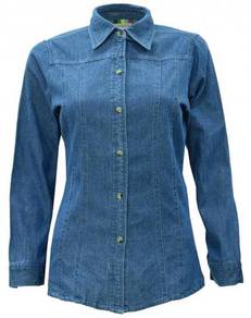 Baju Kemeja Korporat Corporate Denim Uniform