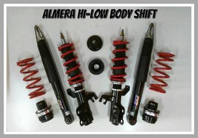 D2 adjustable hi low bodyshift nissan almera n17