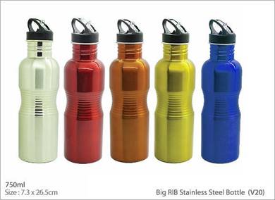 Big Rib Stainless Steel Bottle (V20) - 750ml