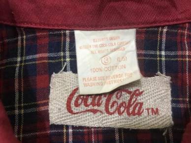 Vintage 90's Coca Cola Company Red Jacket