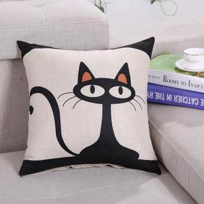 Cat pillow case cushion cover bantal kusyen sofa