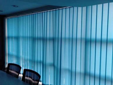INSTALL VERTICAL BLIND l langsir untuk pejabat