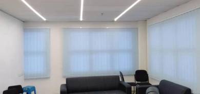 INSTALL VERTICAL BLIND l langsir untuk pejabat