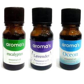3bottles fragrance oil lavender oceon eucalyptus