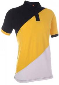 Baju Tshirt POLO Lacoste Black/Yellow/White HC1602