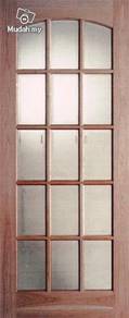 Door with import glass