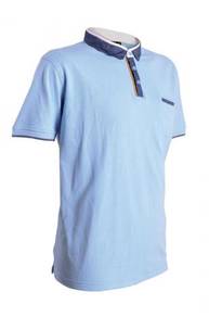 Baju Tshirt Kolar SIGNATURE POLO HC 87 (ICE BLUE)