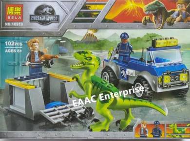 Jurassic Dinosaur Building Block Bricks 102pc