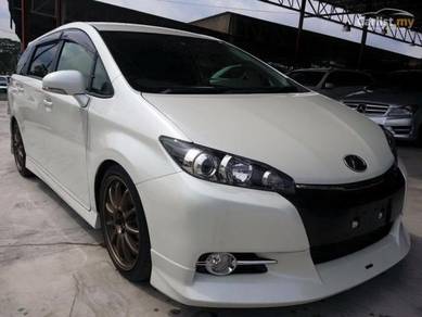 Toyota wish modelista bodykit w oem paint body kit