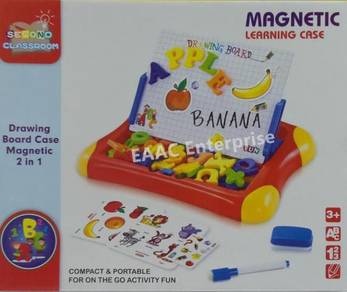 Magnetic Learning Case Drawing Board ABC Card