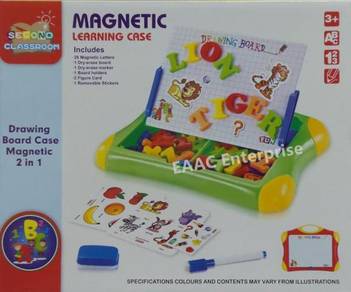 Magnetic Learning Case Drawing Board ABC Card